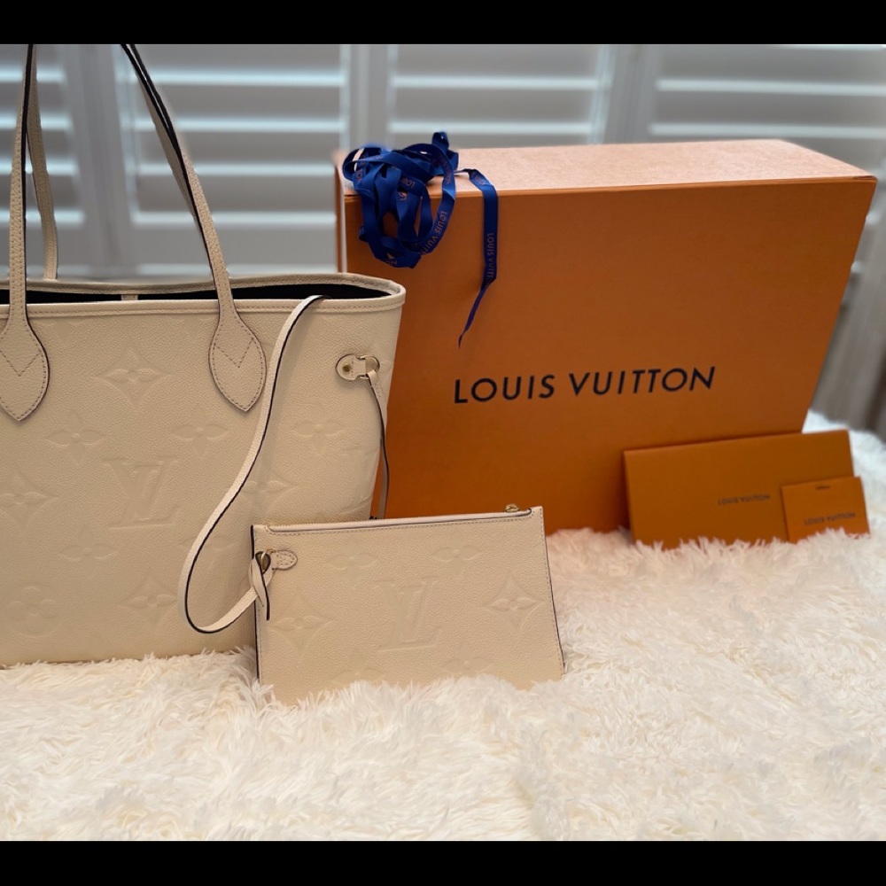 SOLD….. SOLD……LOUIS VUITTON NEVERFULL MM EMPREINTE EMBOSSED
